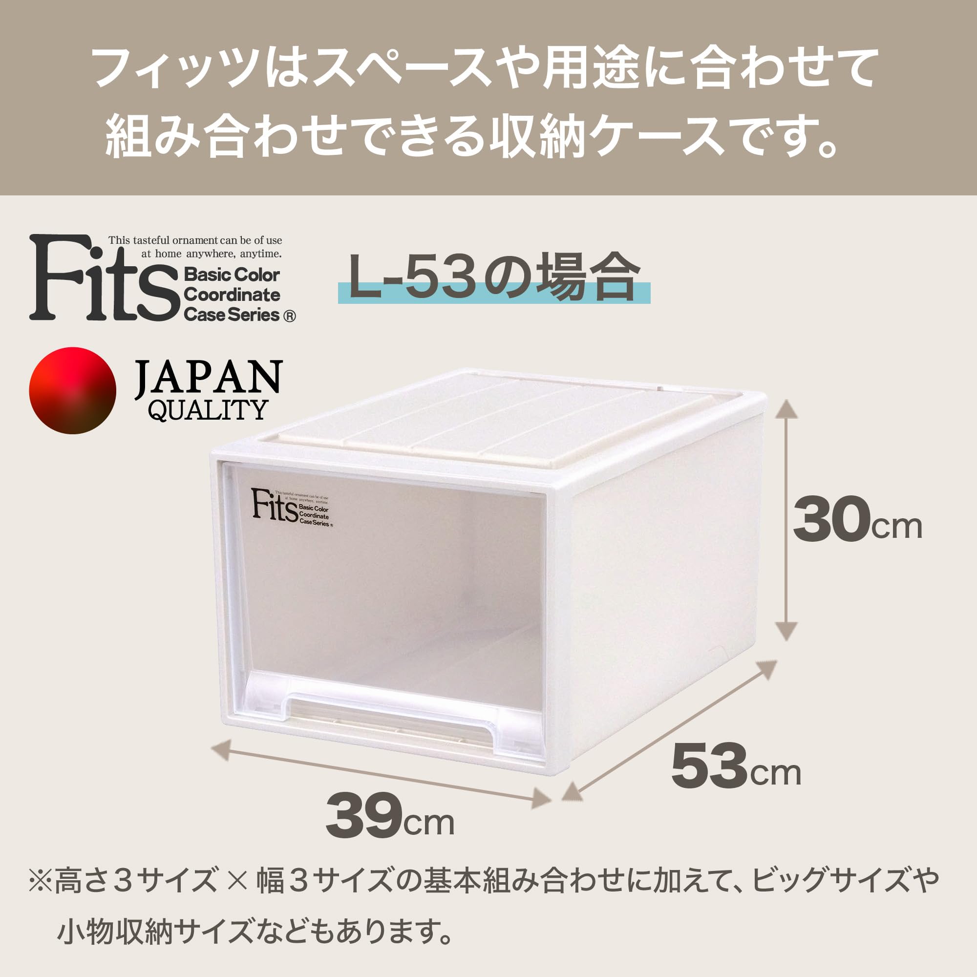 Amazon｜【通販限定2個セット】天馬 収納ボックス フィッツ